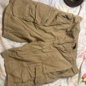 Men's Tan Cargo Shorts